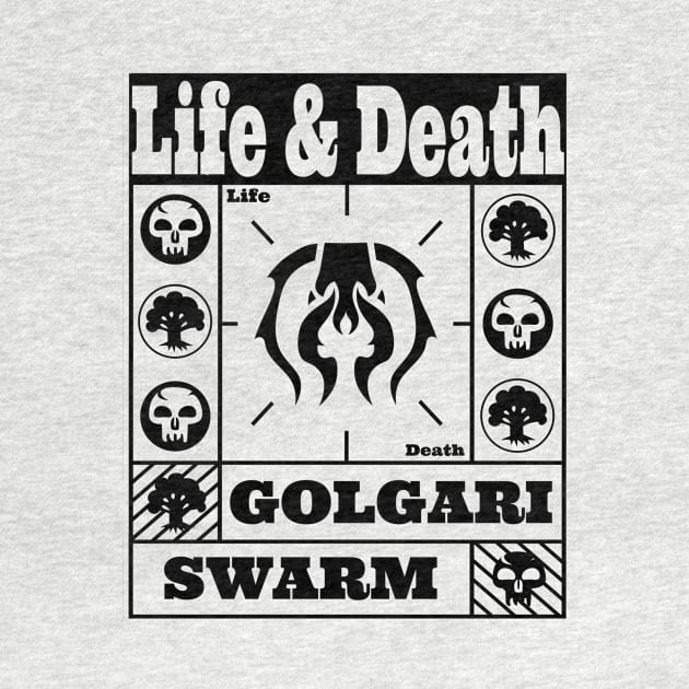 Golgari Swarm | Life & Death | MTG Guild Black on Green Design by ChristophZombie